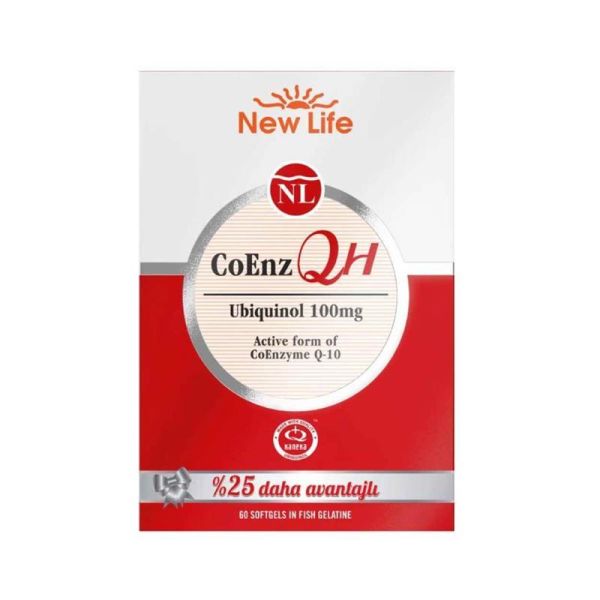 New Life CoEnz QH 100 mg 60 Yumuşak Kapsül