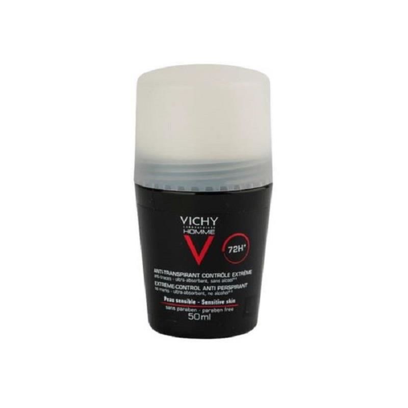 Vichy Erkekler İçin 72 Saat Terleme Karşıtı Etkili Roll-On 50 ml