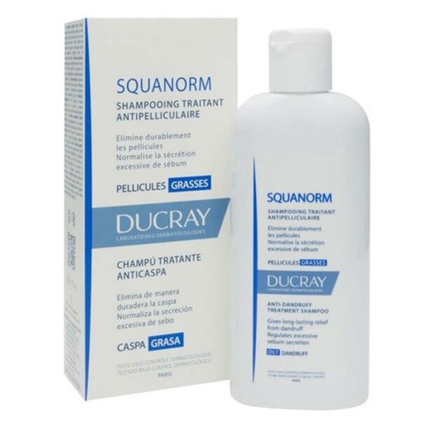 Ducray Yağlı Kepek Şampuanı - Squanorm Gras Shampoo 200 ml