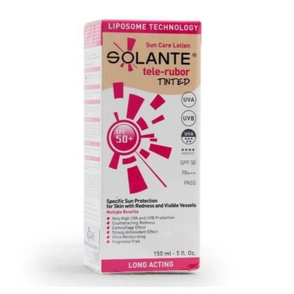 Solante Telerubor Tinted SPF 50+ Losyon 150 ml