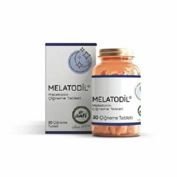 Anti Melatodil Melatonin 30 Çiğneme Tableti