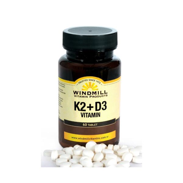 Windmill Vitamins K2+D3 Vitamin 60 Tablet
