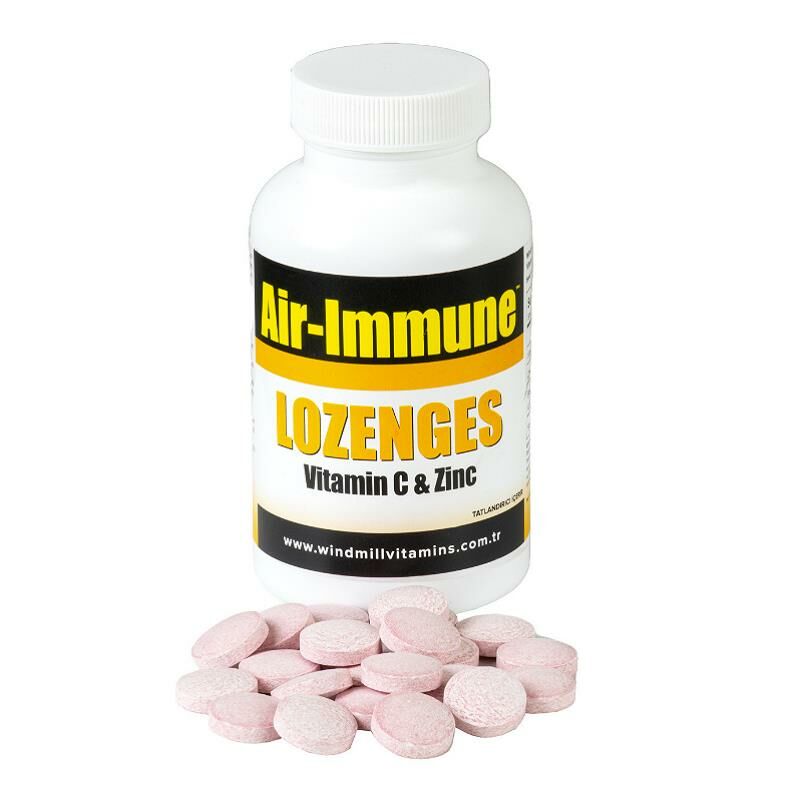 Windmill Vitamins Air Immune Lozenges Vitamin C & Zinc 100 60 Pastil