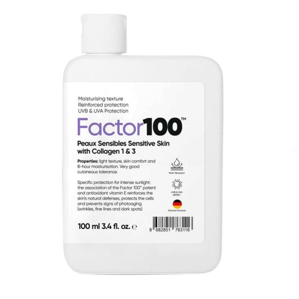 Factor 100 Ultra Nemlendirici Leke Karşıtı Yüksek Korumalı Spf 50 100 Ml