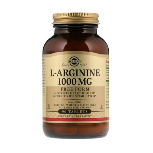 Solgar L-Arginine 1000 mg 90 Kapsül
