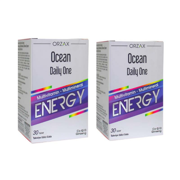 Orzax Ocean Daily One Energy 30 Tablet / İkincisi Hediye