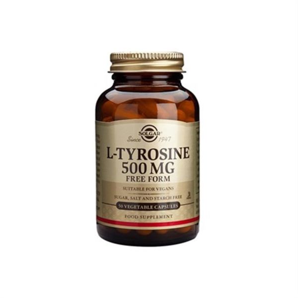 Solgar L-Tyrosine 500mg 50 Kapsül