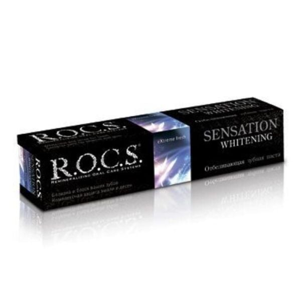 Rocs Sensation Whitening Beyazlatıcı Parlatıcı Diş Macunu 60 ml