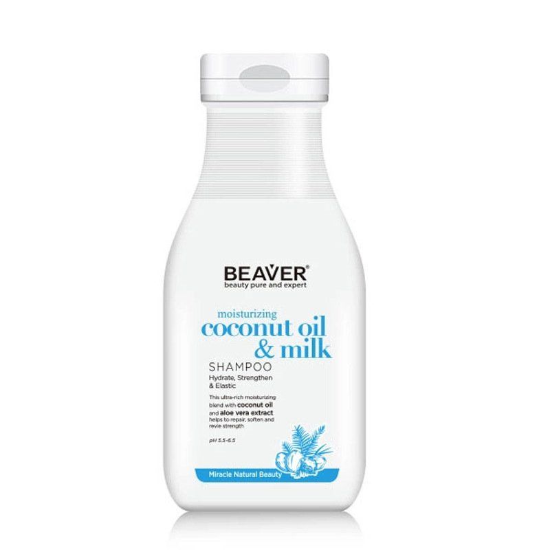 Beaver Coconut Oil Milk Moisturizing Shampoo 60 ml