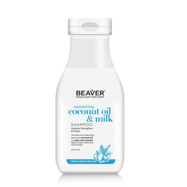 Beaver Coconut Oil Milk Moisturizing Shampoo 60 ml