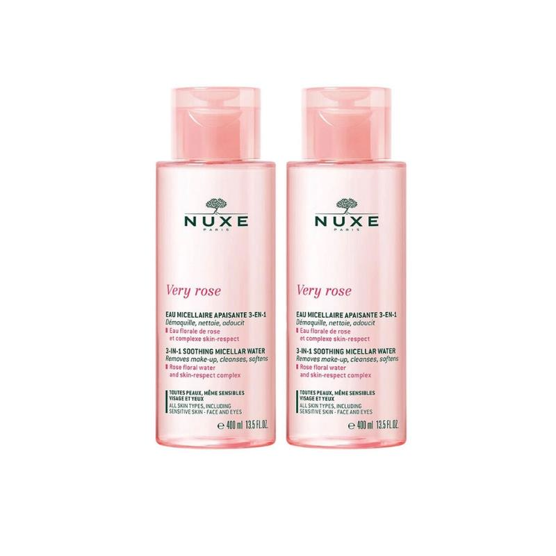 Nuxe Very Rose Soothing Micellar Water 400 ml x2 Adet