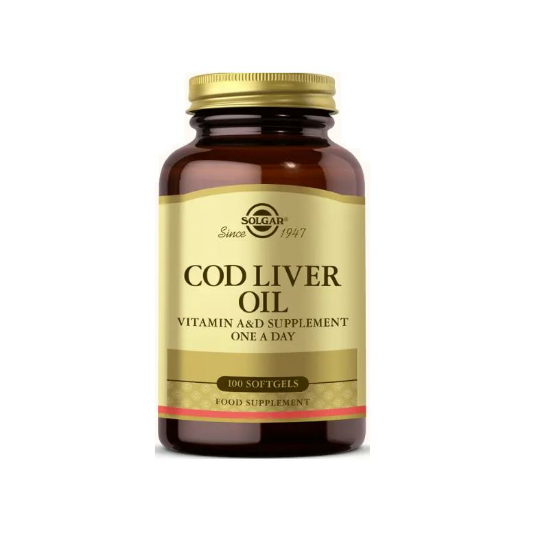 Solgar Cod Liver Oil 100 Kapsül