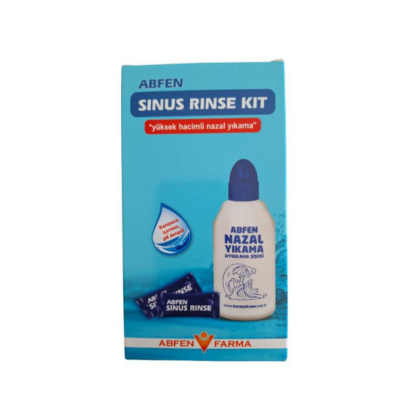 Abfen Sinus Rinse Kit 25x240 ml Yüksek Hacimli Nazal Yıkama