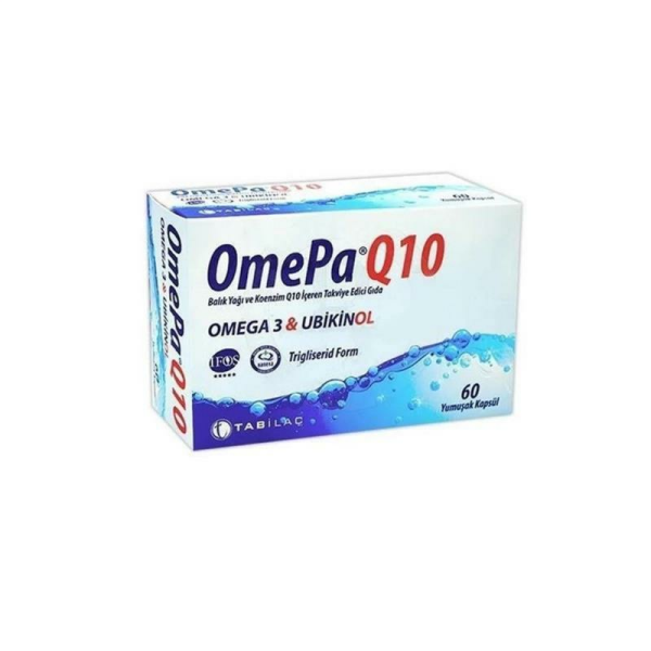 Omepa Q10 Omega 3 Ubiquinol 60 Kapsül