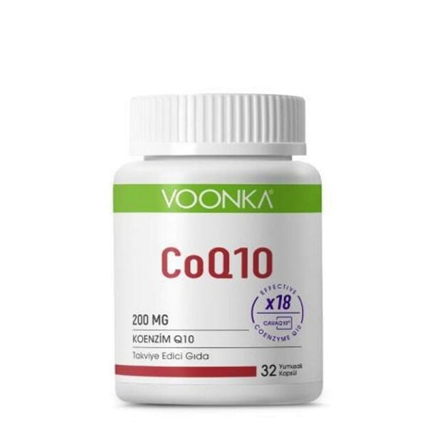 Voonka Co Q10 200 mg 32 Yumuşak Kapsül