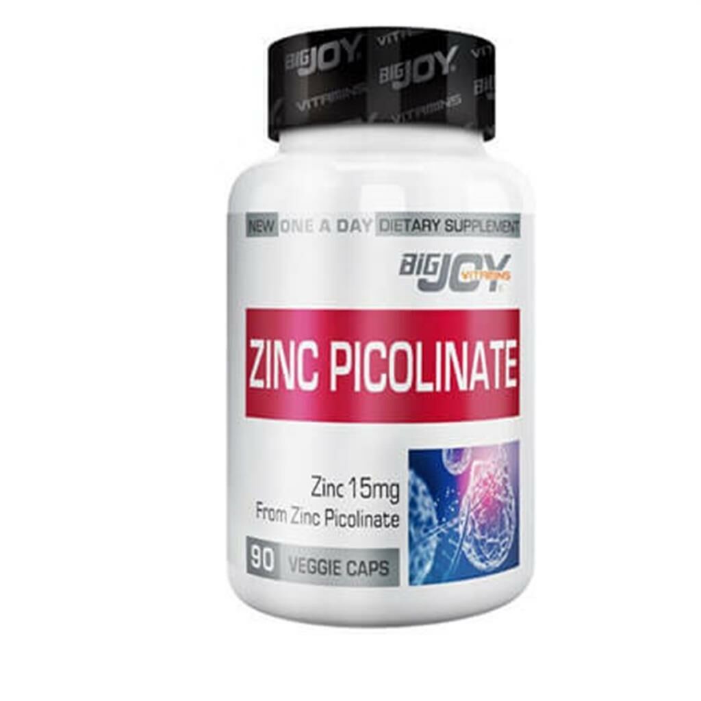 Bigjoy Vitamins Zinc Picolinate 15 mg 90 Kapsül