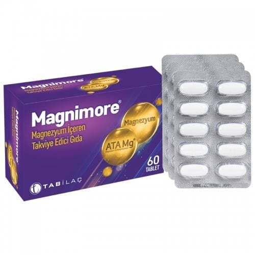 Magnimore Magnezyum Takviye Edici Gıda 60 Tablet