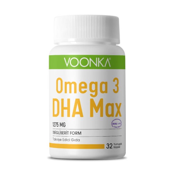 Voonka Omega 3 DHA Max Takviye Edici Gıda 32 Yumuşak Kapsül