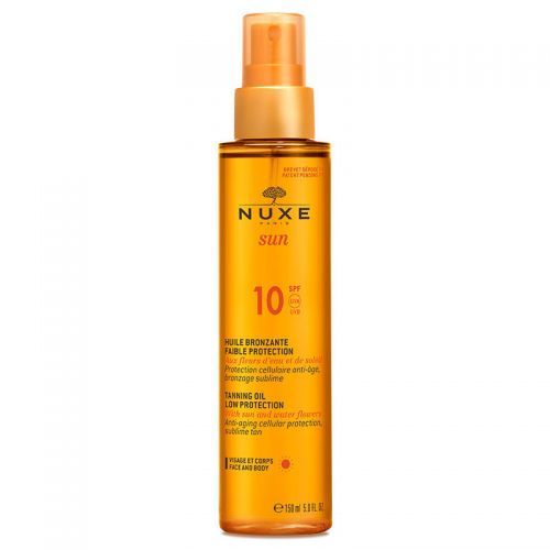 Nuxe Sun Bronzlaştırıcı Yüz ve Vücut Yağı Spf10 150ml