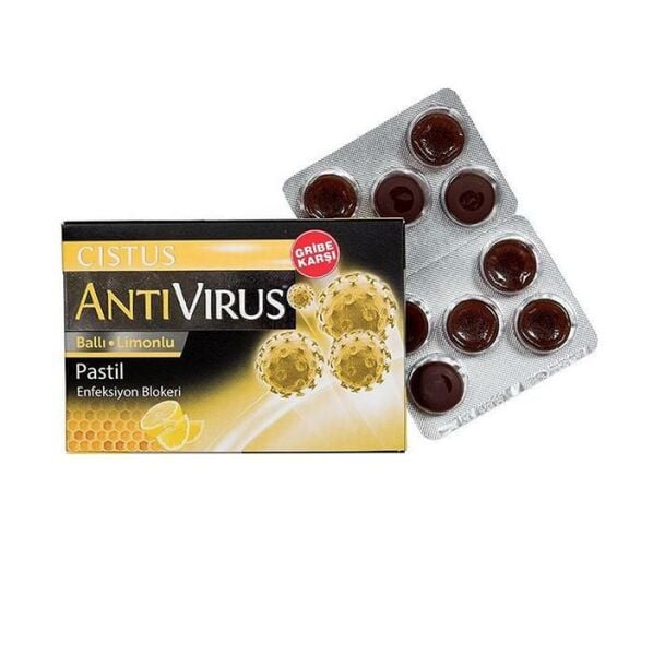 Cistus Antivirus Ballı Limonlu Pastil 10 Adet