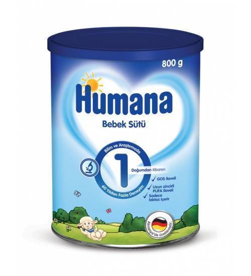 Humana 800Gr No:1 Metal Kutu Yeni Doğan 0-6 Ay