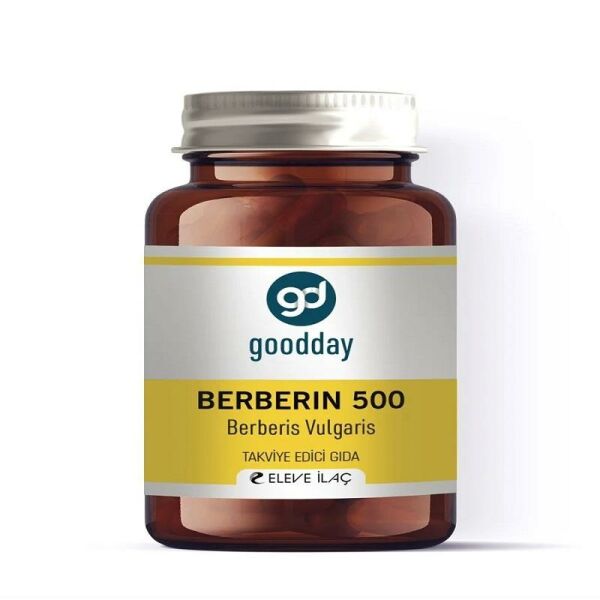 Goodday Berberin 500 Takviye Edici Gıda 60 Kapsül