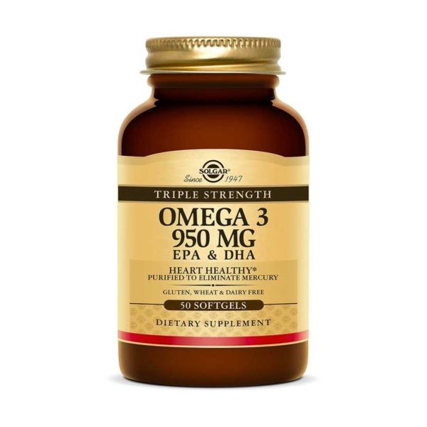 Solgar Omega 3 950 mg 50 Kapsül Balık Yağı