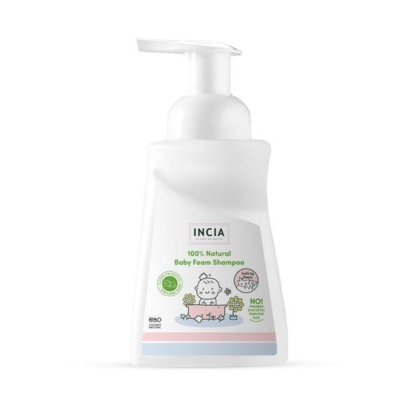 Incia %100 Doğal Bebek Köpük Şampuanı 200ml