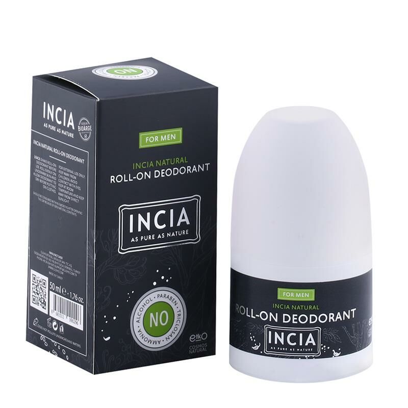 Incia Doğal Roll-On Deodorant Erkekler İçin 50 ml