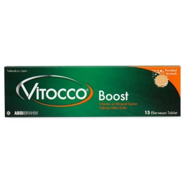 Vitocco Boost Takviye Edici Gıda 15 Efervesan Tablet