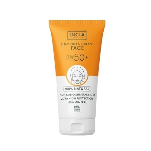 Incia Yüz Için Doğal Güneş Kremi Spf 50+ 50 ml