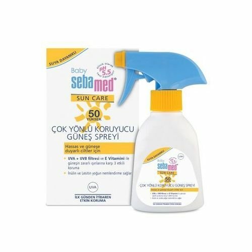 Sebamed Baby Sun Spray SPF 50 + 200 ml (Bebekler İçin Güneş Koruyucu Sprey)