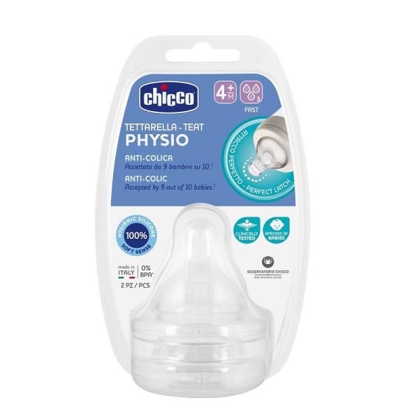 Chicco Physio Emzik 4m+ - Silikon