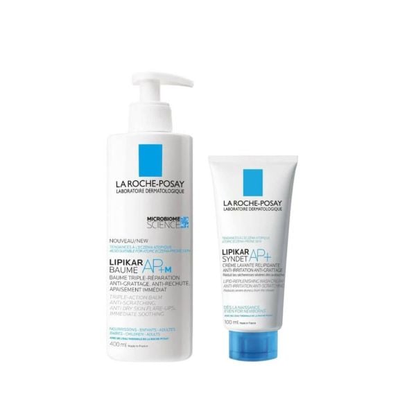 La Roche Posay Lipikar Baume AP+M Nemlendirici 400 ml + Lipikar Syndet 100 ml