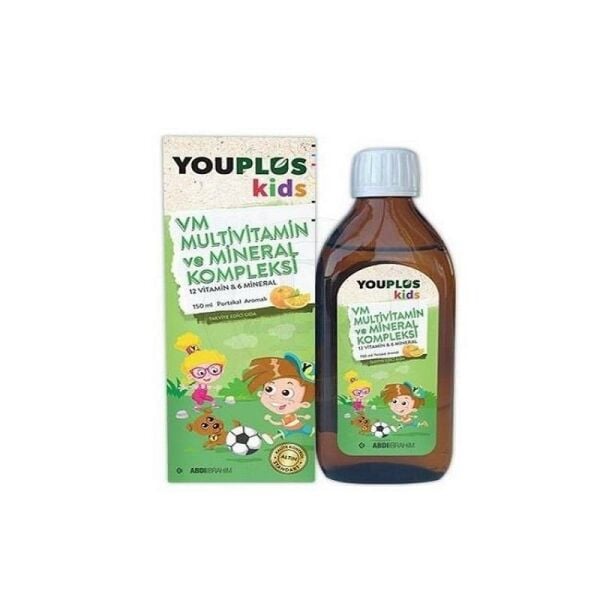 Youplus Kids Multi Vitamin ve Mineral Kompleksi 150 ml