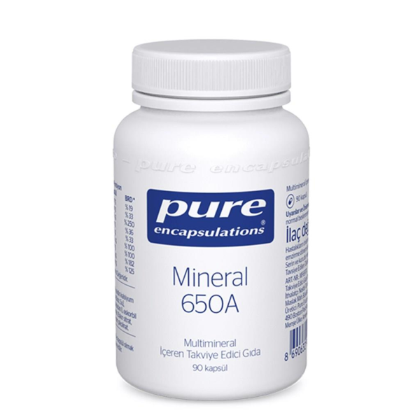 Pure Encapsulations Mineral 650 A 90 Kapsül