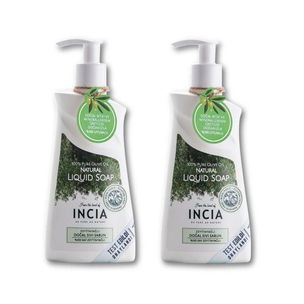 Incia Arındırıcı Doğal Sıvı Sabun 2x250 ml