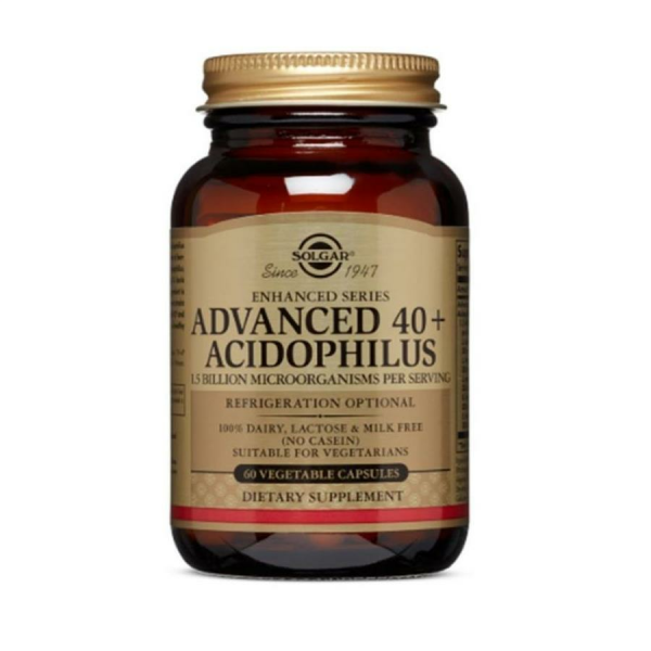 Solgar Advanced 40+ Acidophilus Vegetable 60 Kapsül