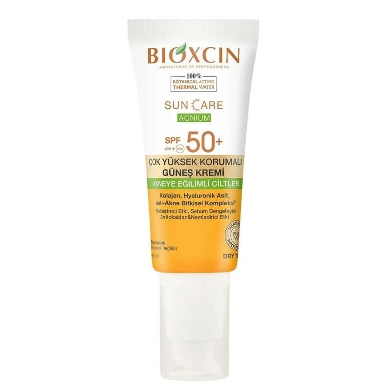 Bioxcin Sun Care Akneye Eğilimli Ciltler İçin Güneş Kremi Spf50+ 50ml