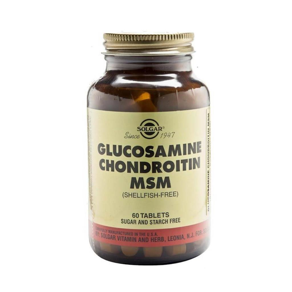 Solgar Glucosamine Chondroitin MSM 60 Tablet