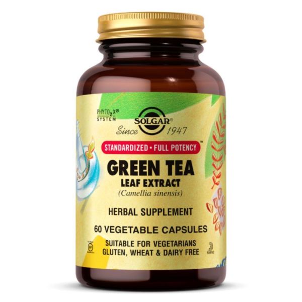 Solgar Green Tea Leaf Extract 60 Kapsül