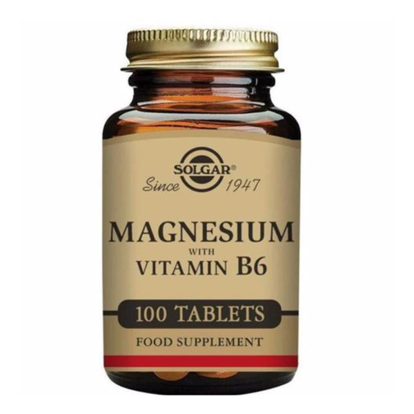 Solgar Magnesium With Vitamin B6 100 Tablet