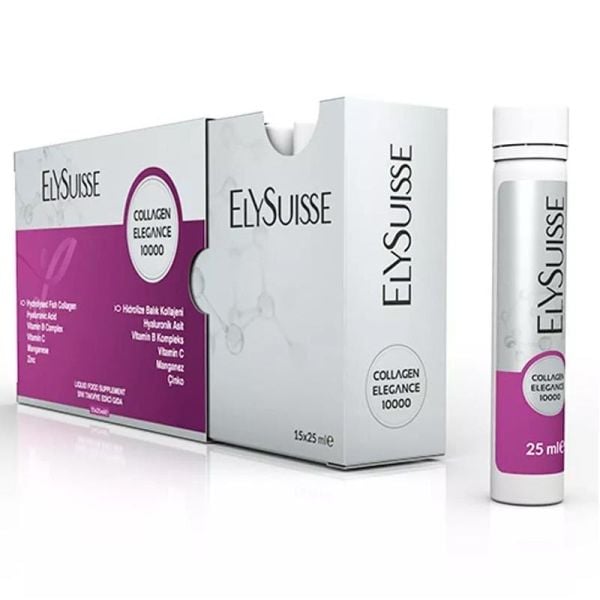 Elysuisse Collagen Elegance 10000 Sıvı Takviye Edici 15 Adet