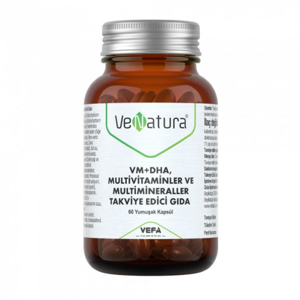 Venatura VM+DHA Multivitamin Multimineral 30 Kapsül