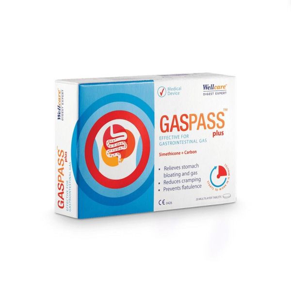 Wellcare Gaspas Plus 20 Tablet
