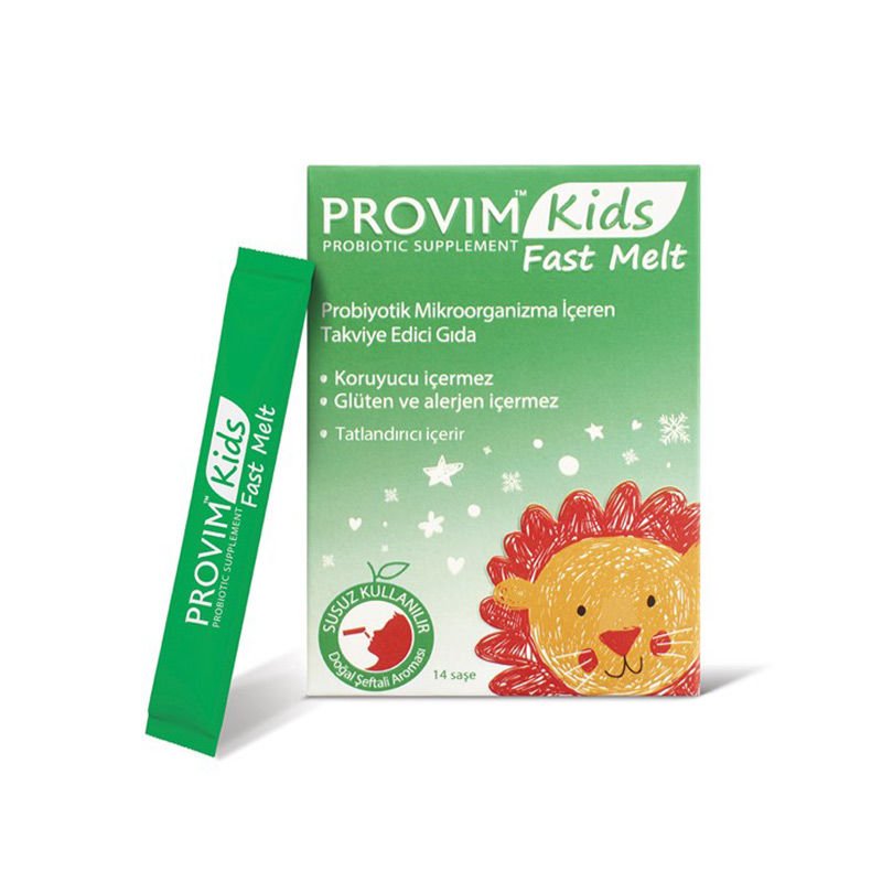 Wellcare Provim Kids Fast Melt Probiyotik Takviye Edici Gıda 14 Saşe