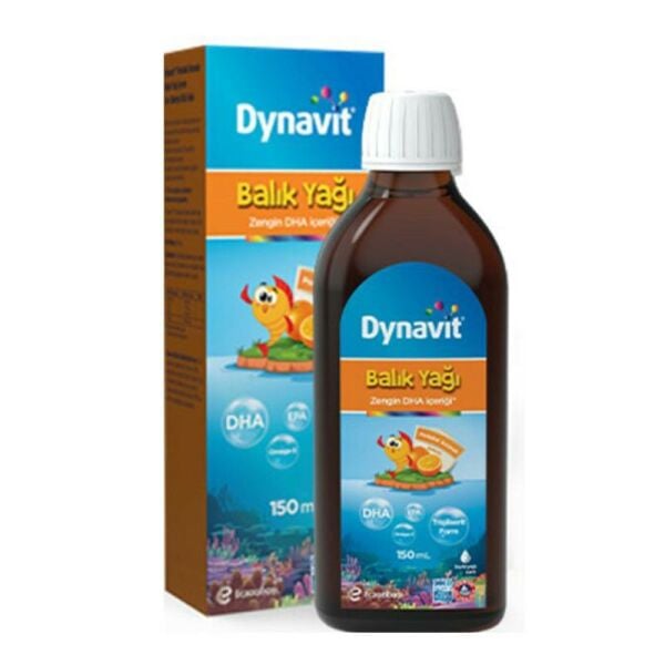 Dynavit Balık Yağı Şurubu Portakal Aromalı 150 ml