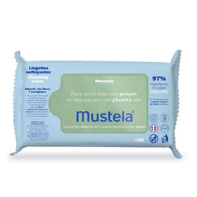 Mustela Eco Cleansing Wipes Islak Mendil 60 Adet