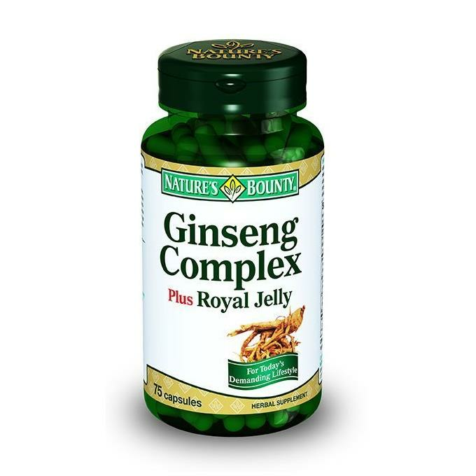 Nature'S Bounty Ginseng Complex Plus Royal Jelly 75 Kapsül