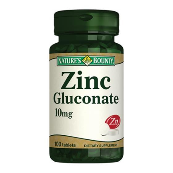 Nature's Bounty Zinc Gluconate 10 Mg
